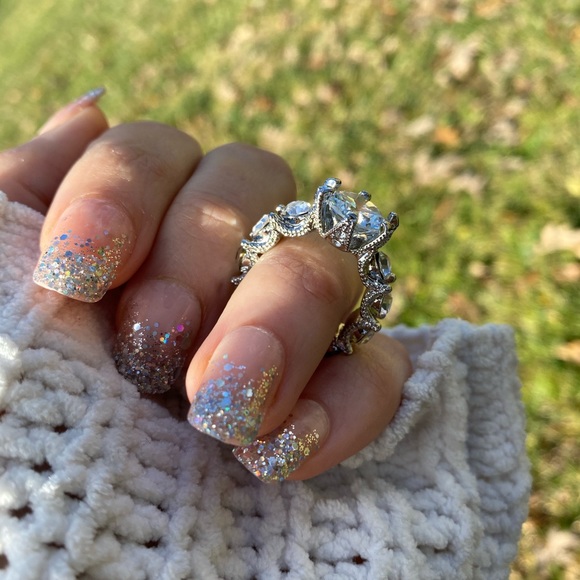 New⚡️Sparkle Luxurious Sterling Silver Ring - Picture 3 of 11